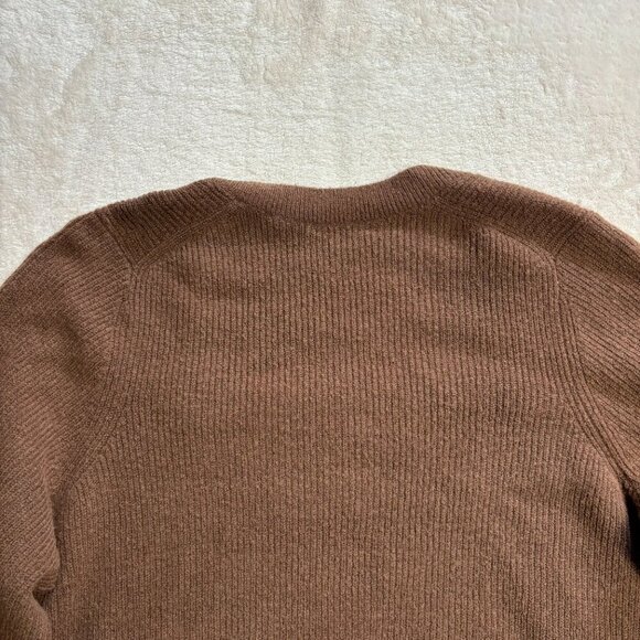 Madewell Womens Plus Melwood Square Neck Pullover Sweater 3X Coziest Yarn Brown - Picture 12 of 16